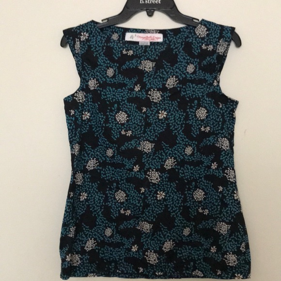 Margo Belle Designs 100%  Cotton Floral Top - Picture 6 of 8